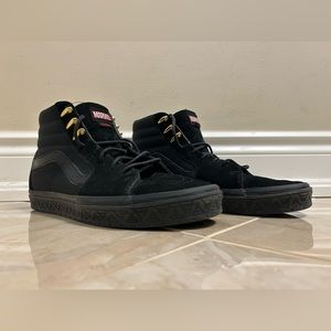 Rare Size 10-10.5 VANS Sk8-Hi x Marvel Black Panther 2018 Pre-owned